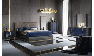 Комплект мебели в спальню Alf Group Oceanum (Кровать 180x200, комод, 2 тумбы)