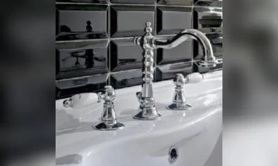 Sbordoni Livia Смеситель Для Раковины На 3 Отверстия, Цвет Хром/Белый