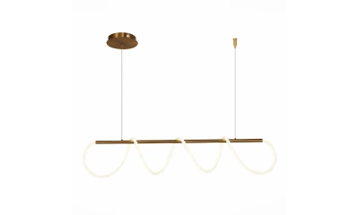 SL6102.303.45 Светильник подвесной ST-Luce Латунь/Белый LED 1*45W 4000K