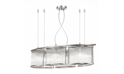 SL1627.103.06 Люстра подвесная ST-Luce Хром/Прозрачный E14 6*40W