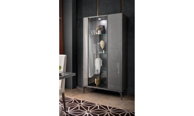 Витрина 2-х дверная Alf Group Graphite