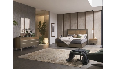 Комплект мебели в спальню Alf Group City Life (Кровать 160x200, комод, 2 тумбы)