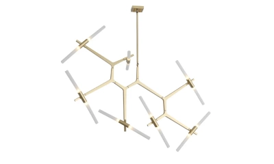 SL947.202.14 Люстра потолочная ST-Luce Золотистый/Белый G9 14*5W