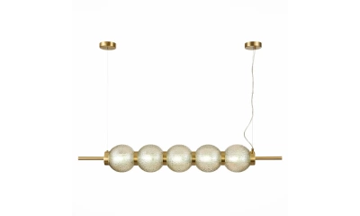 SL1155.303.05 Светильник подвесной ST-Luce Латунь/Коньячный E14 5*40W