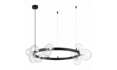 SL1165.402.15 Светильник подвесной ST-Luce Черный/Прозрачный G4 15*5W