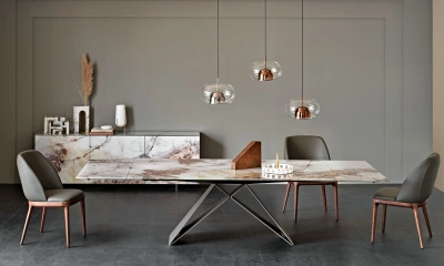 Стол обеденный Premier Crystalart Drive Cattelan Italia