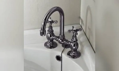 Sbordoni Margherita Смеситель Для Раковины На 2 Отверстия, Цвет Черный Никель