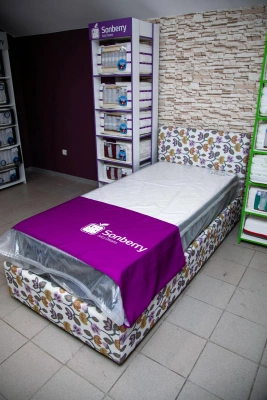 Спальня Сонберри Кровать Tiffany С Контейнером И Подъемной Решеткой 90*200