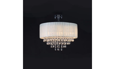 SL893.502.07 Люстра потолочная ST-Luce Хром/Слоновая кость, Прозрачный E14 7*60W