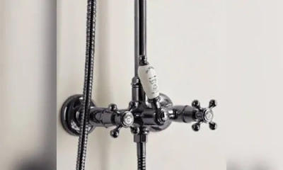 Sbordoni Londra Смеситель Для Душа На 2 Отверстия, Цвет Черный Никель