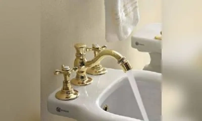 Sbordoni Margherita Смеситель Для Биде На 3 Отверстия, Цвет Глянцевая Латунь