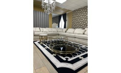 Комплект из 2-х журнальных столов и пуфа  BALHOME  HATILLA