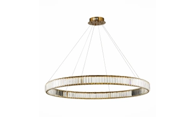 SL1622.313.01 Люстра подвесная ST-Luce Латунь/Прозрачный LED 1*68W 4000K