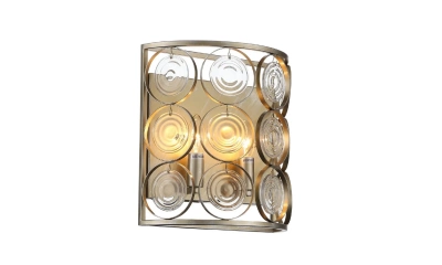 SL1105.201.02 Светильник настенный ST-Luce Золотистый с патиной/Золотистый, Прозрачный E14 2*60W