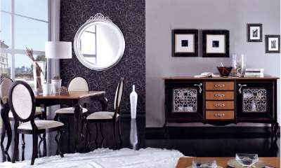 Столовая Giorgio Casa Memorie Veneziane K6  (стол, комод, стул 4 шт, полукресло 2 шт)