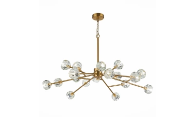 SL1166.303.18 Светильник подвесной ST-Luce Латунь/Прозрачный G9 LED 18*5W