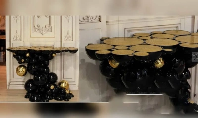 Консоль Newton White & Gold, Boca Do Lobo