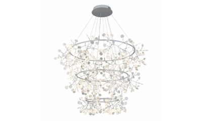 SL379.103.486 Люстра подвесная ST-Luce Серебристый/Белый LED 486*0,5W 3500K