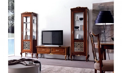 Гостиная Giorgio Casa Memorie Veneziane K10 (витрина 1 дверная 2 шт., тумба ТВ)