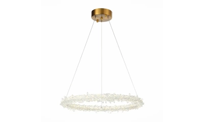 SL6105.203.01 Люстра подвесная ST-Luce Золотистый/Прозрачный LED 1*100W 3000 - 6500K