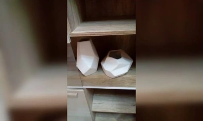 Oakom 2 Вазы Керамика Белый