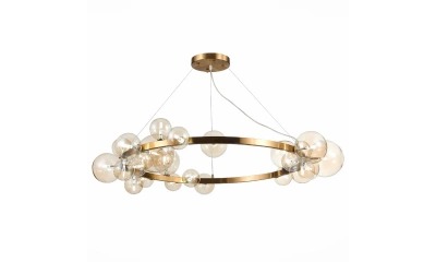 SL1165.303.24 Светильник подвесной ST-Luce Бронза/Коньячный G4 24*5W