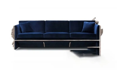 Диван Трехместный Versailles Gray Fabric, Boca Do Lobo