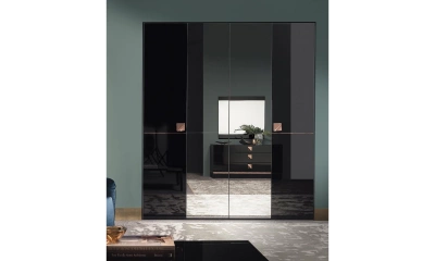 Шкаф 4-х дверный Alf Group Mont Noir