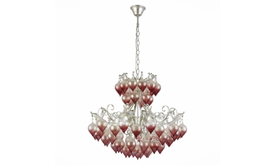 SL659.203.06 Люстра подвесная ST-Luce Шампань/Коньяк E14 6*40W