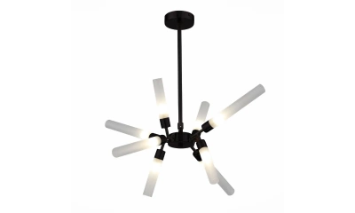 SL1620.402.08 Люстра потолочная ST-Luce Черный/Белый G9 8*5W