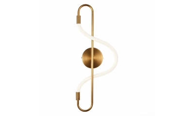 SL6102.301.10 Светильник настенный ST-Luce Латунь/Белый LED 1*10W 4000K