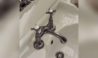 Sbordoni Antica Смеситель Для Раковины На 2 Отверстия, Цвет Черный Никель