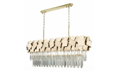 SL1232.203.07 Люстра подвесная ST-Luce Золотистый/Прозрачный, Золотистый E14 7*60W