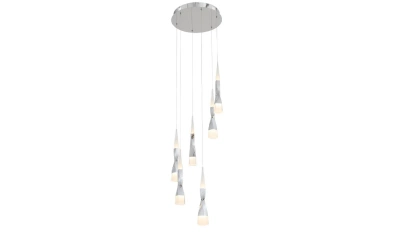 SL405.103.06 Светильник подвесной ST-Luce Хром/Хром, Белый LED 6*7W 3000K