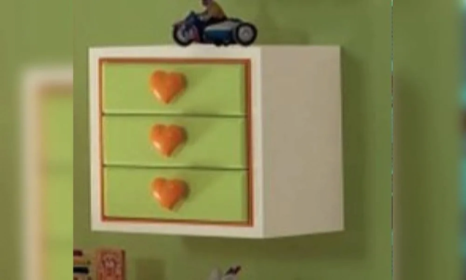 Ящик Квадратный Halley Junior Ручки В Виде Сердца - фото 1