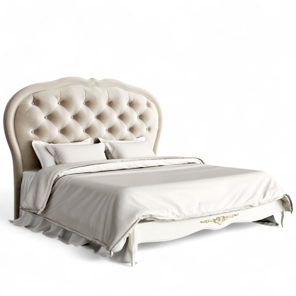 Кровать с мягким изголовьем 180*200 Романтик Голд KREIND 181704733