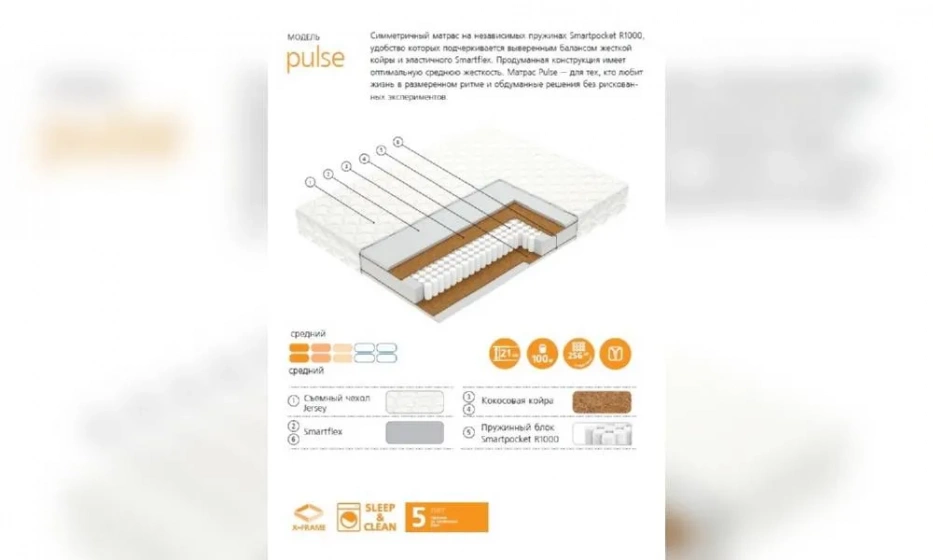 Матрас Вегас Pulse-4 - фото 1
