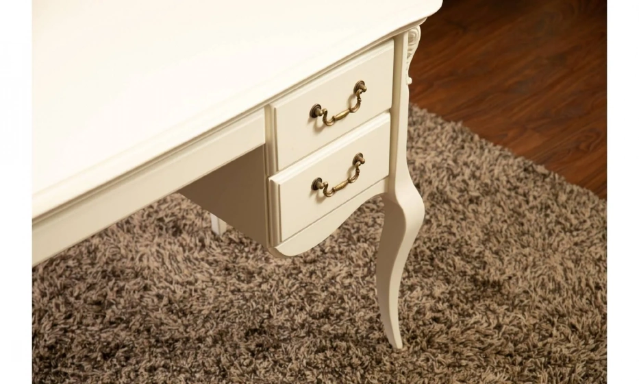 Kreind Кабинетный Стол Широкий Слоновая Кость 152/64/78 - фото 3