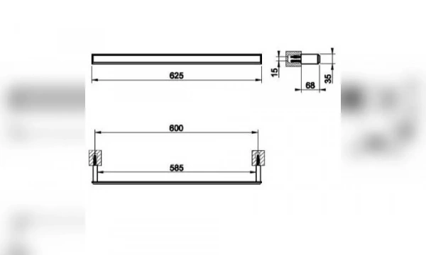 Полотенцедержатель Eleganza 46503.031