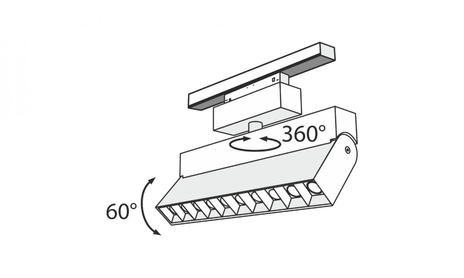 Трековый Светильник Technical Tr015-2-20W3K-B - фото 2