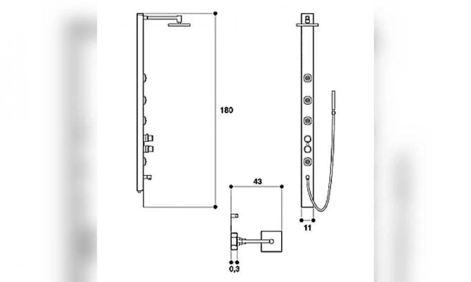 Гидромассажная Панель Jacuzzi 9449-05580 Es Built In - фото 2