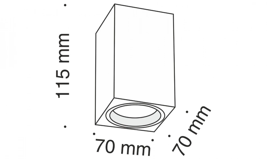 Потолочный Светильник Technical C011Cl-01W - фото 3