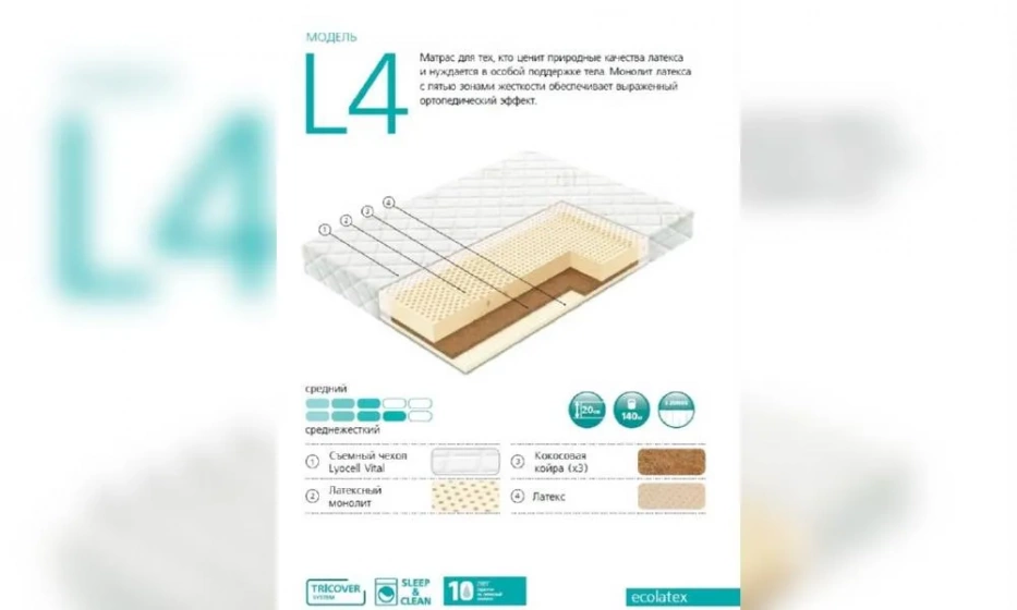 Матрас Вегас L4-3 - фото 1