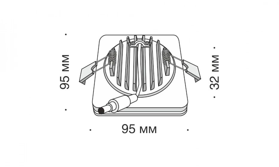 Встраиваемый Светильник Technical Dl2001-L12B - фото 5