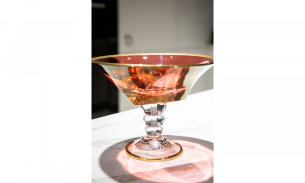 Ваза VETRERIE DI EMPOLI Rossa