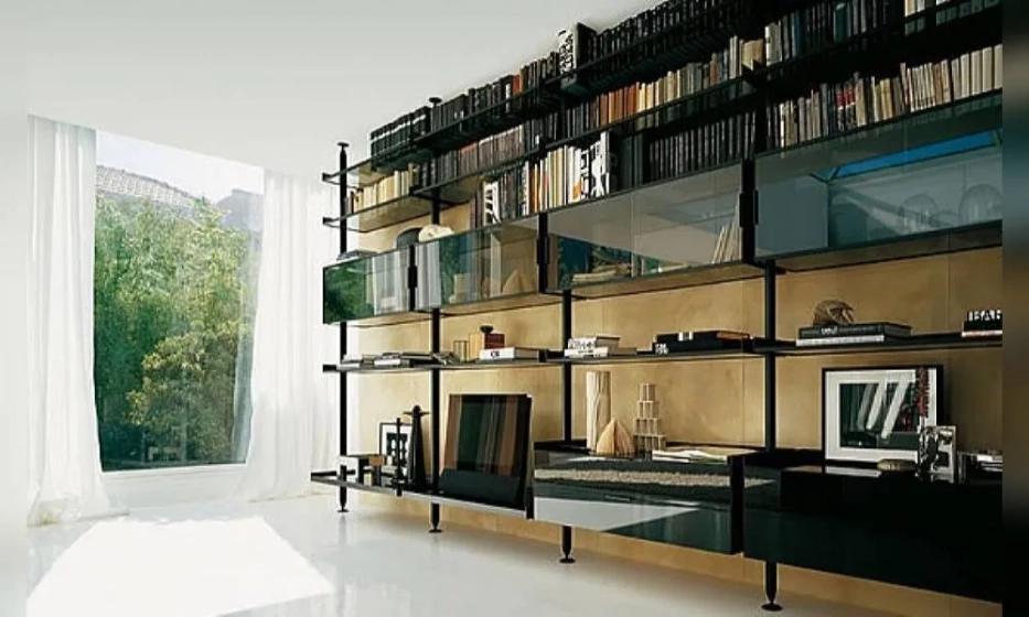 Стеллаж На Каркасе Из Алюминия, Ореха Или Дуба Zenit, Rimadesio - фото 1