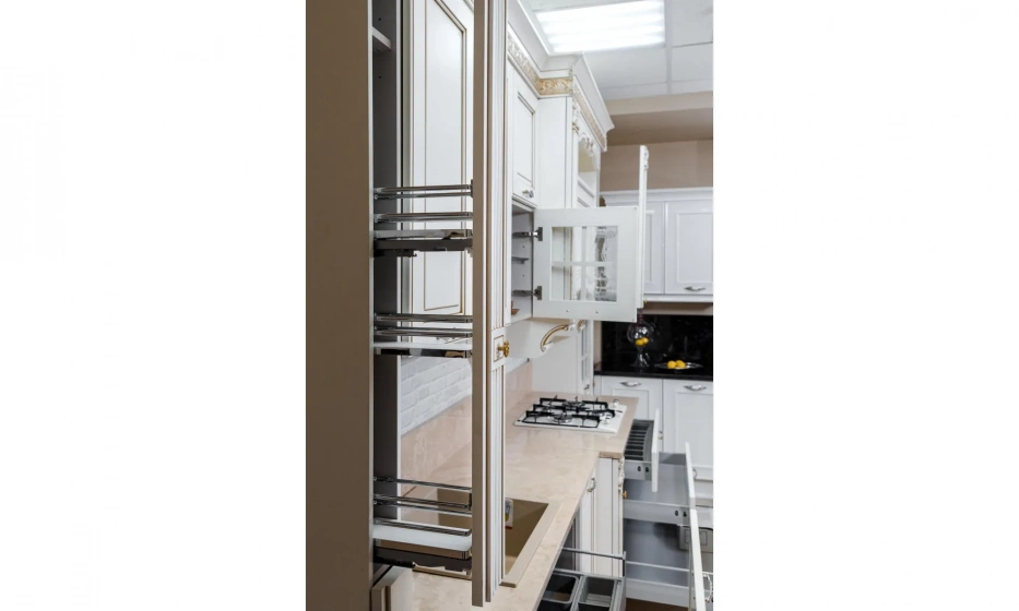 Stosa Cucine Dolcevita Кухня + Столешница+Мойка Бежевый\Золото - фото 12