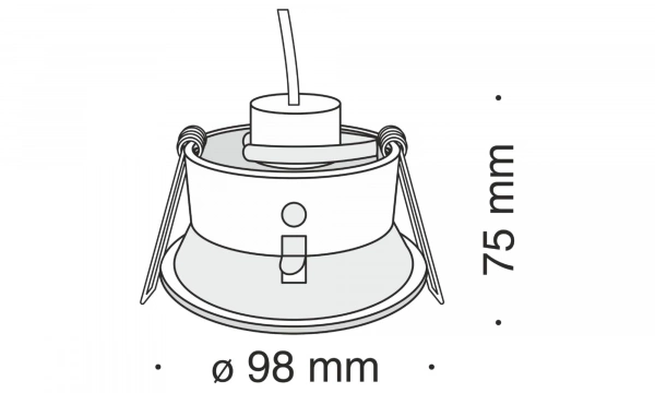 Встраиваемый Светильник Technical Dl030-2-01B