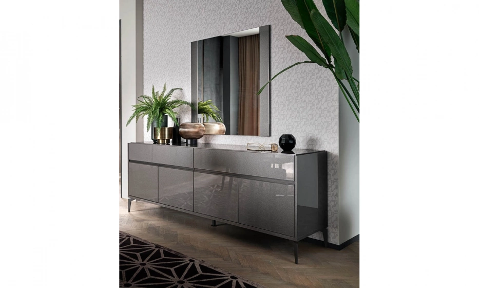 Буфет 4-х дверный Alf Group Graphite - фото 1