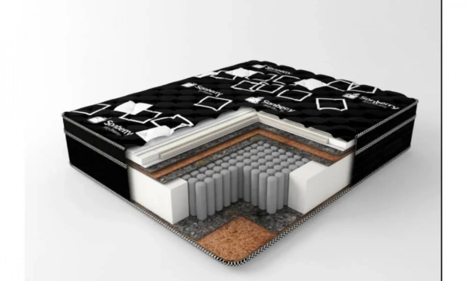 Матрас Сонберри Angelo Pillowtop 4См (Черный)-14 - фото 1